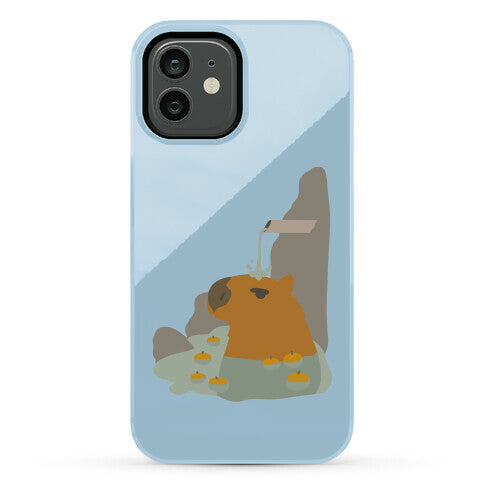 Capybara Hot Spring Phone Case